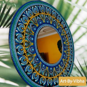 Blue Mandala Mirror